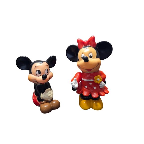 Vintage Disney Mickey & Minnie Mouse Piggy Banks - Picture 1 of 10